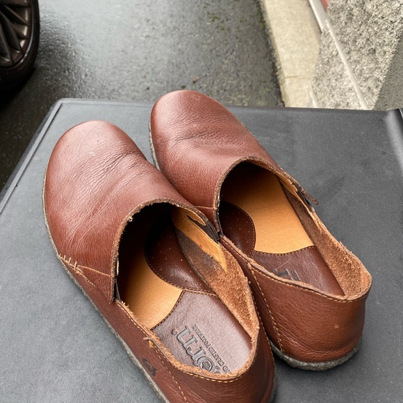 BORN BLAST III MEN'S BROWN LEATHER SLIP ON LOAFER COMFORT SHOES SIZE 10.5 - Picture 9 of 14